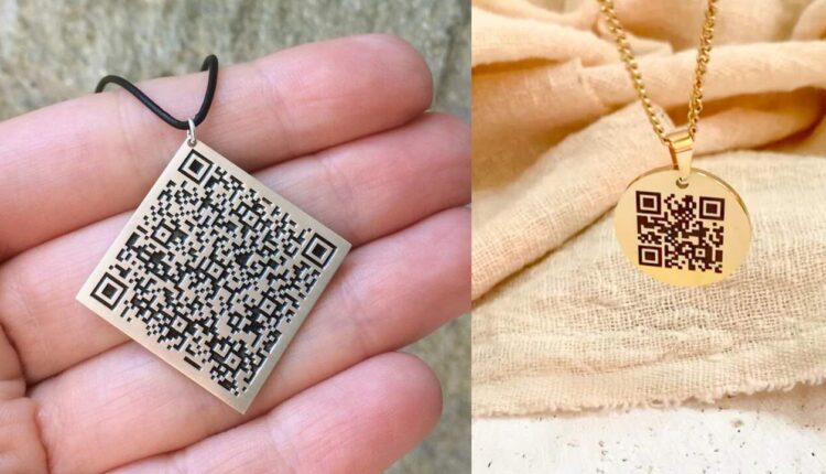 People can be easily identified by placing a QR code on the locket